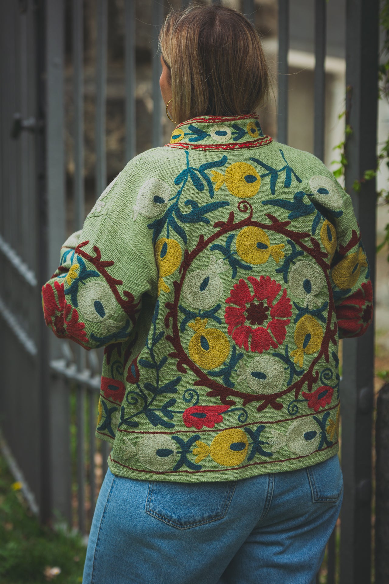 Suzani in Fiore Verde