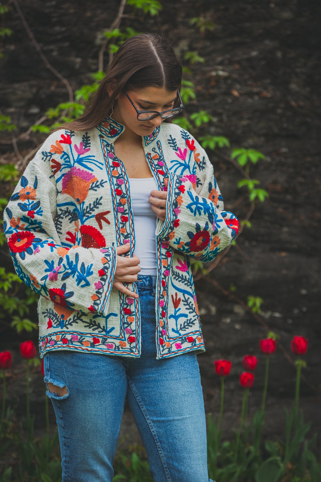 Suzani in Fiore Bianca