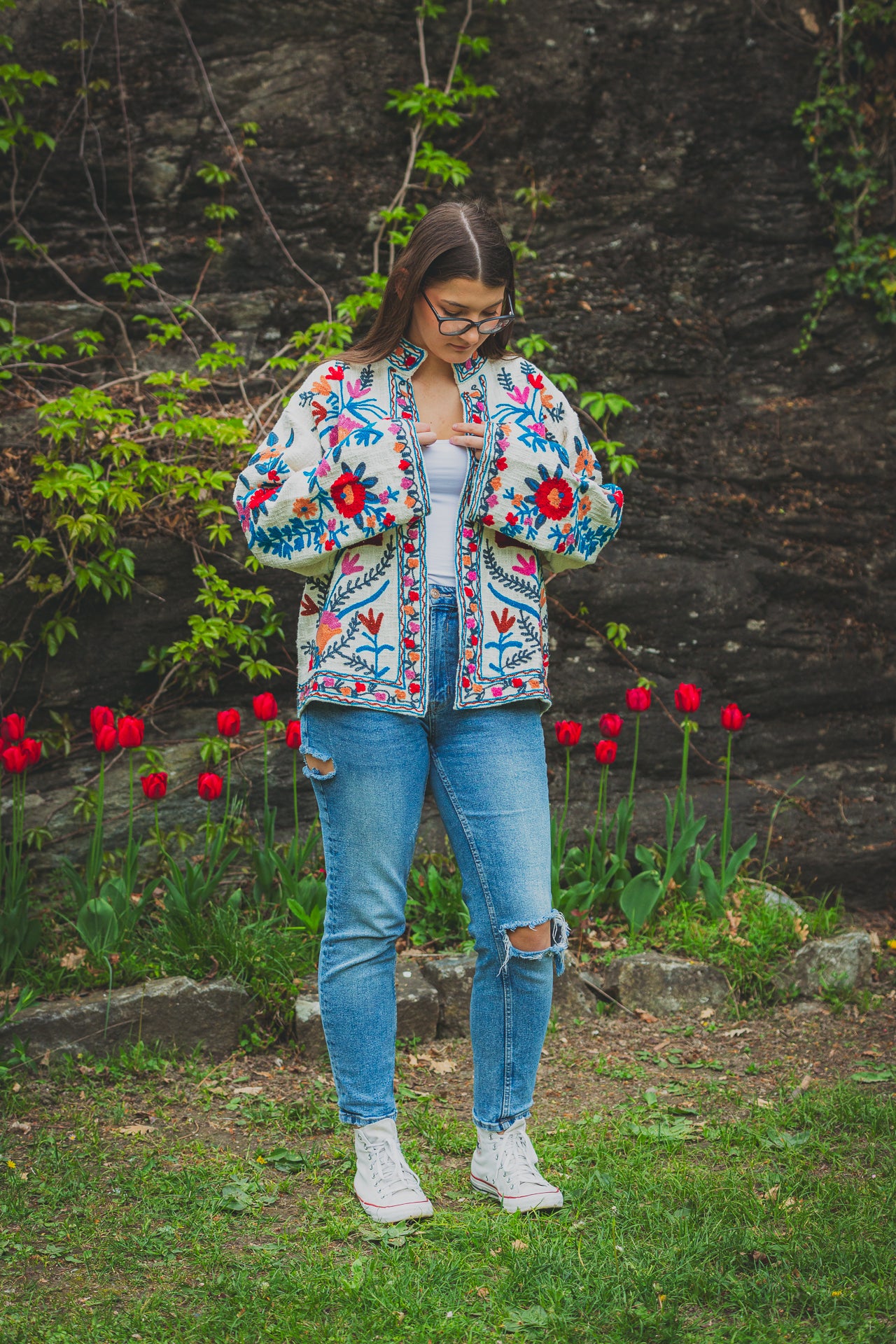 Suzani in Fiore Bianca