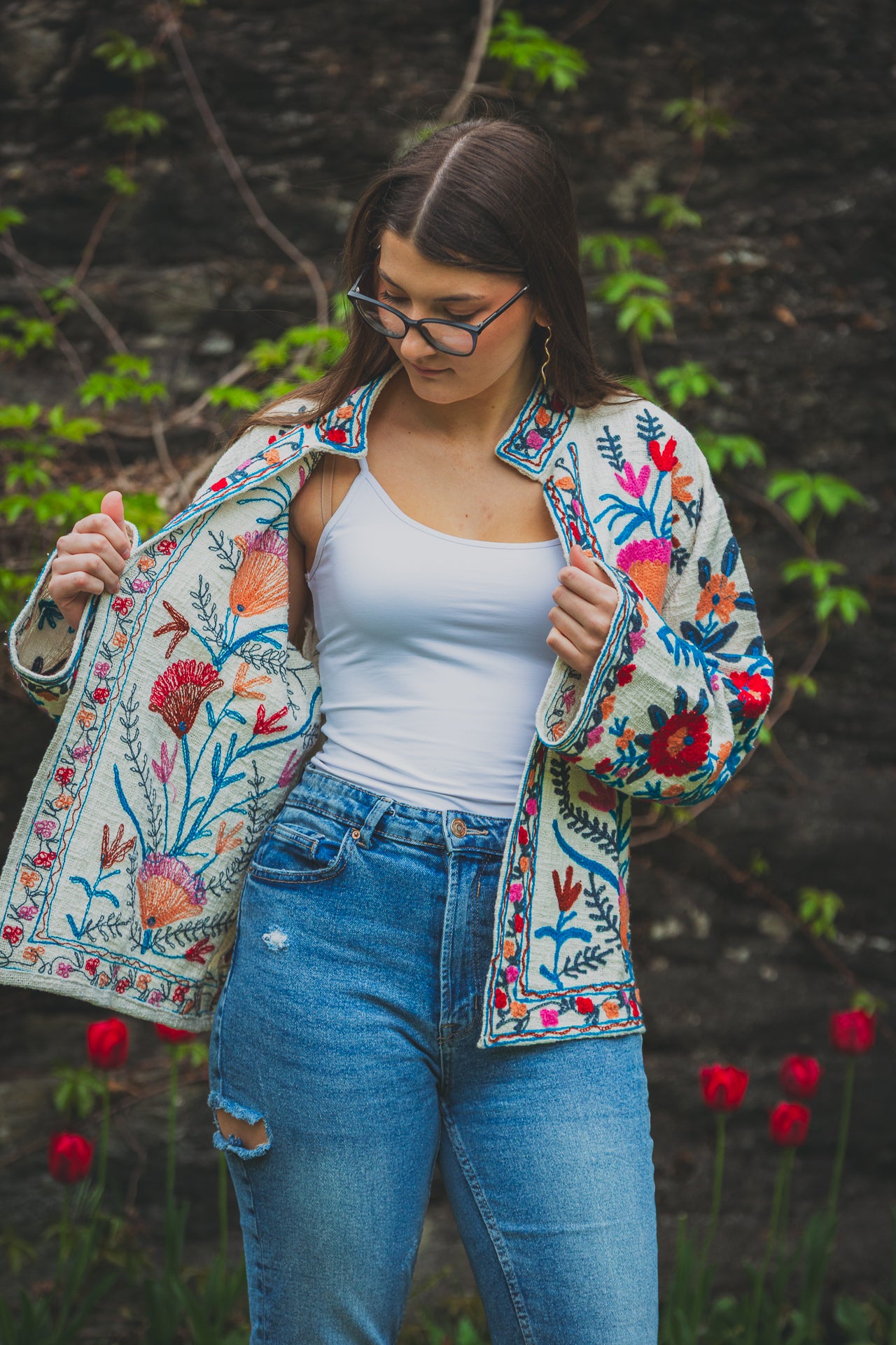 Suzani in Fiore Bianca