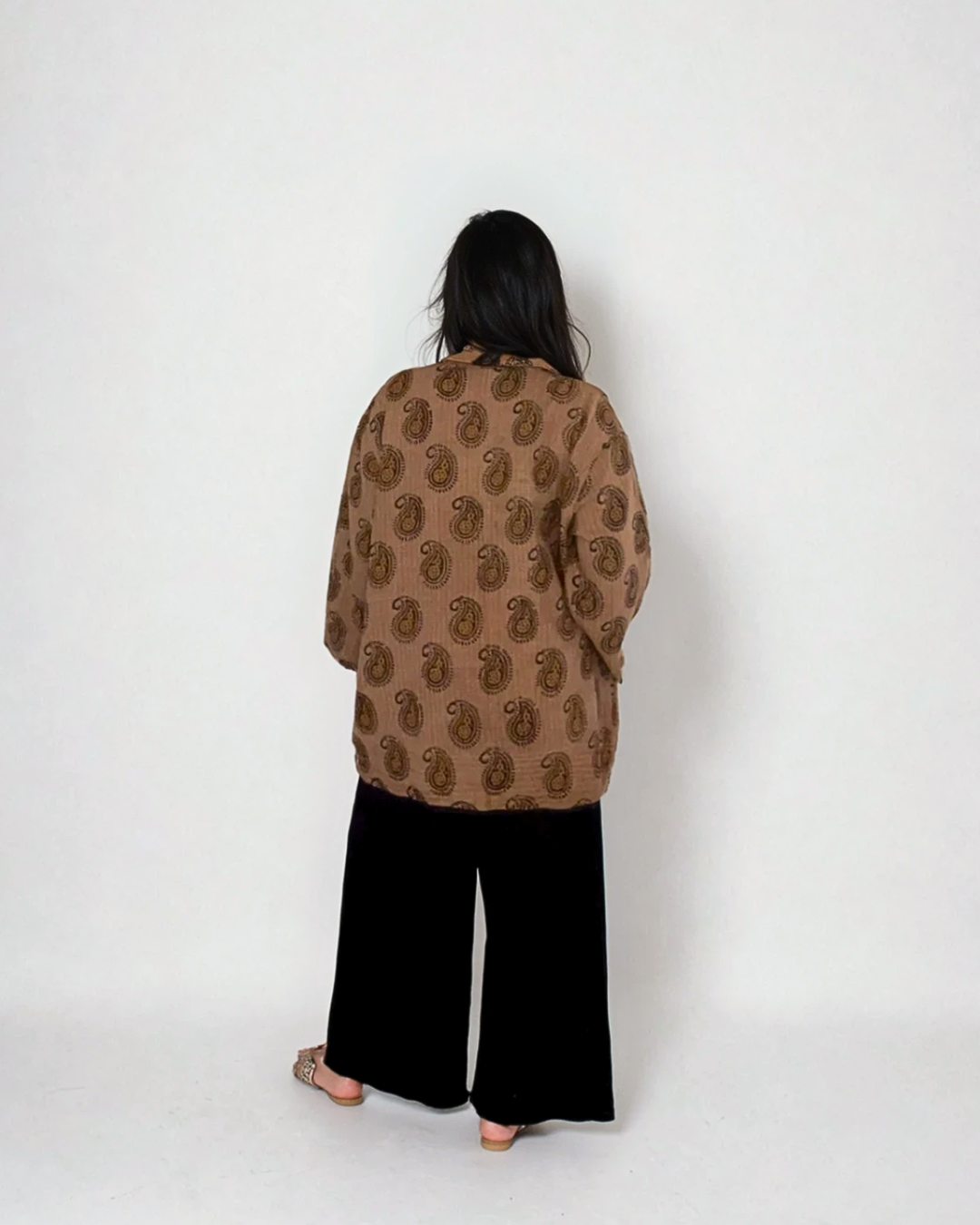 Retro giacca Kantha Canto Nomade EcoEssence