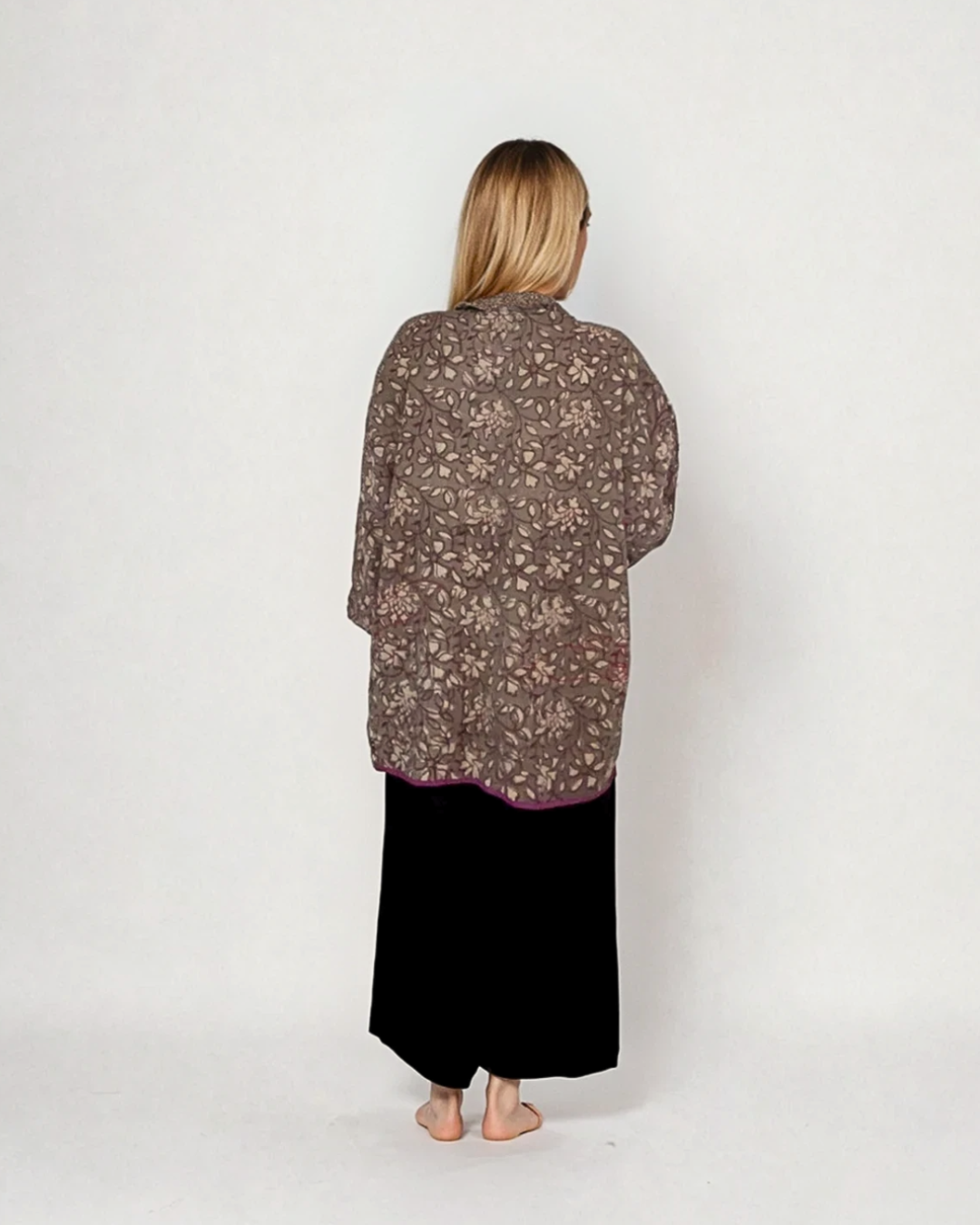 Retro giacca Kantha Canto Nomade EcoEssence