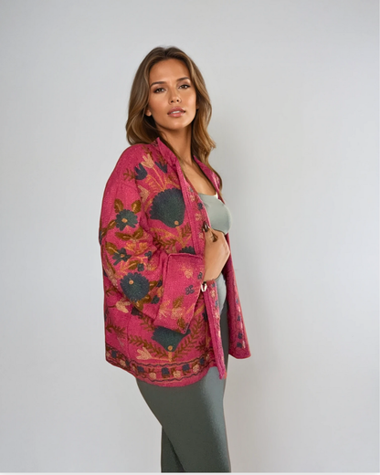 Suzani in Fiore Magenta