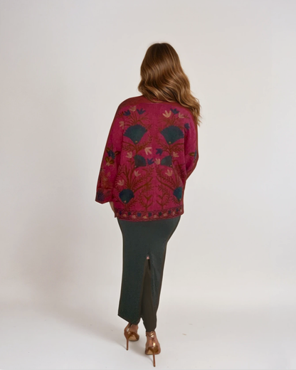 Suzani in Fiore Magenta