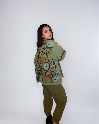 Suzani in Fiore Verde