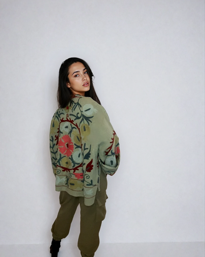 Suzani in Fiore Verde