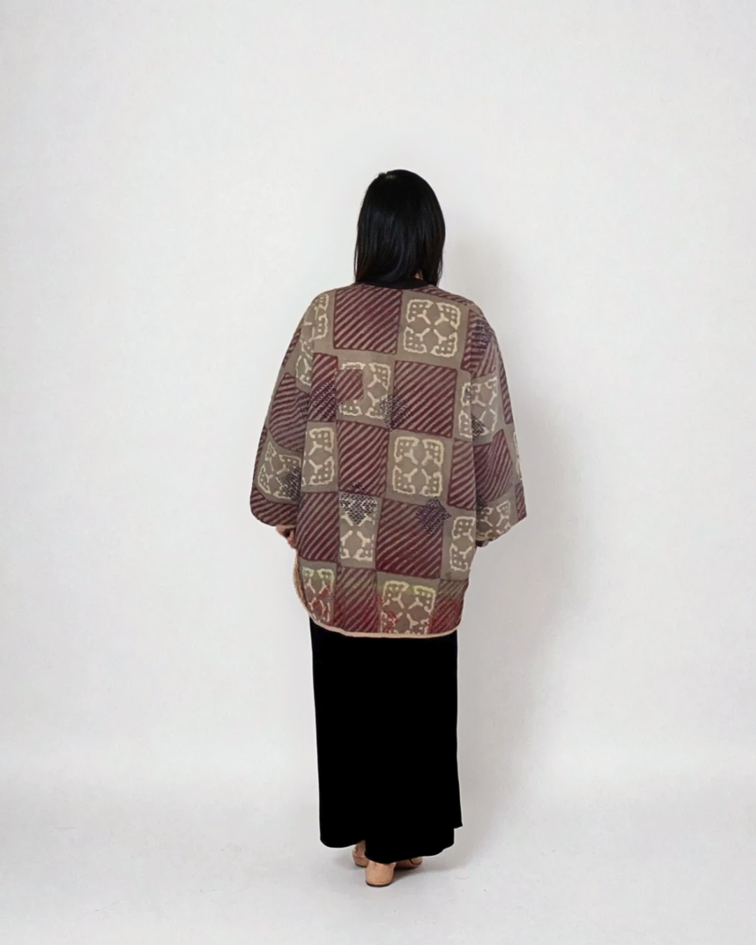 Retro giacca Kantha Canto Nomade EcoEssence