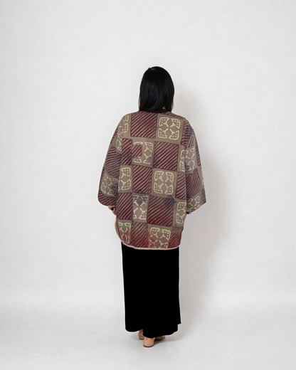 Retro giacca Kantha Canto Nomade EcoEssence