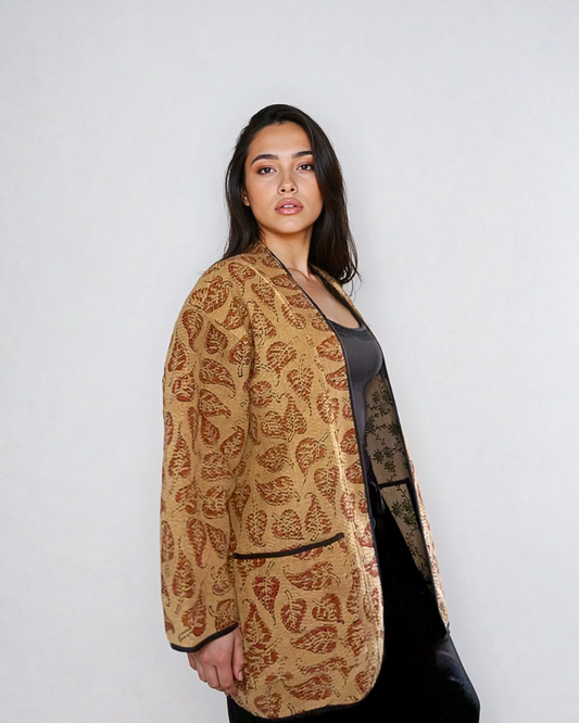 Giacca Kantha reversibile Canto Nomade EcoEssence