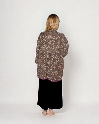 Retro giacca Kantha Canto Nomade EcoEssence