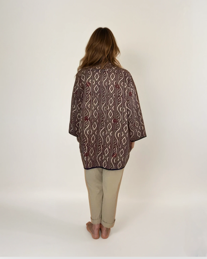 Retro giacca Kantha Canto Nomade EcoEssence