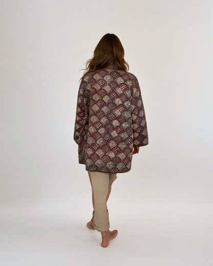 Retro giacca Kantha Canto Nomade EcoEssence