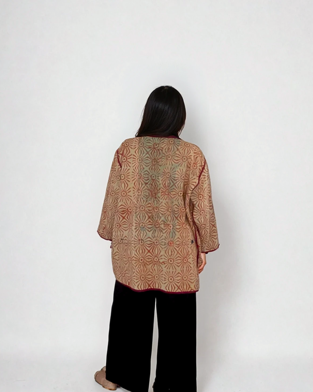 Retro giacca Kantha Canto Nomade EcoEssence